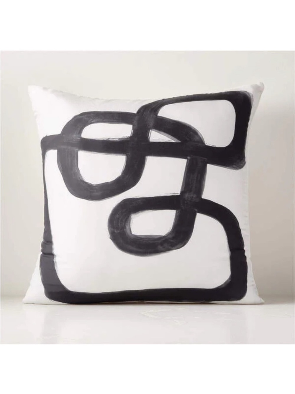 Crate&Barrel Pillow Cover Silk Ivory